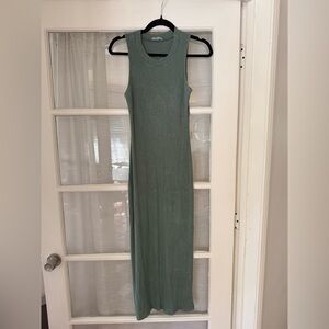 Sablyn Chic Sleeveless Maxi Dress in Sage Green